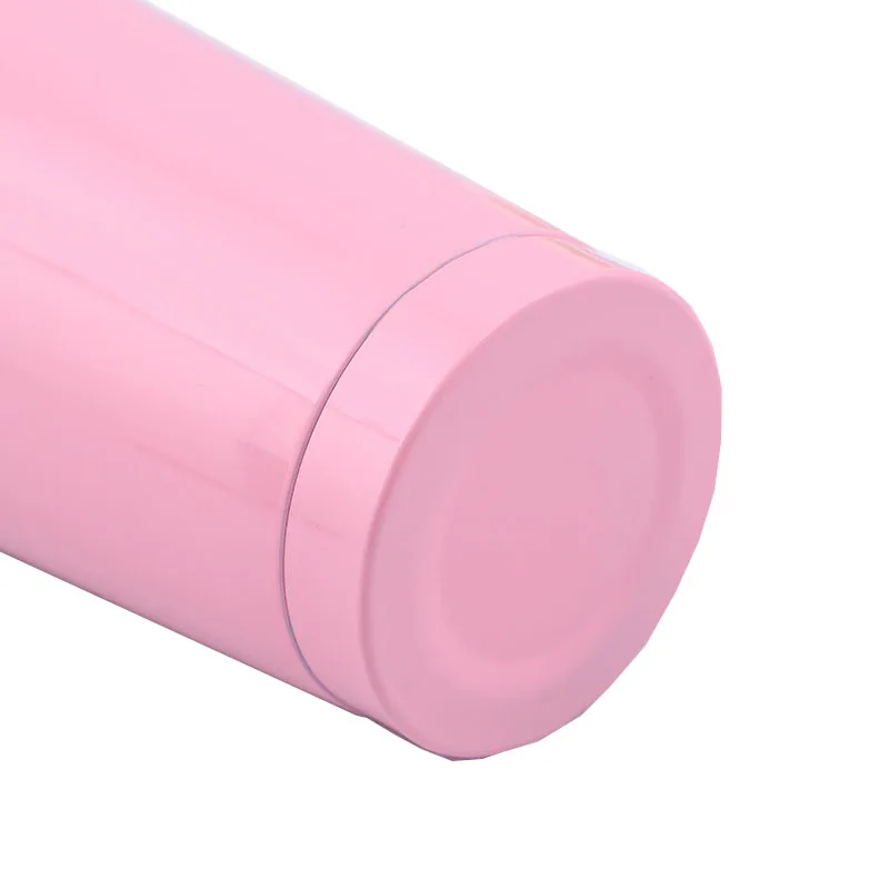 500 мл Термос из нержавеющей стали чашка с металлическая соломинка модный