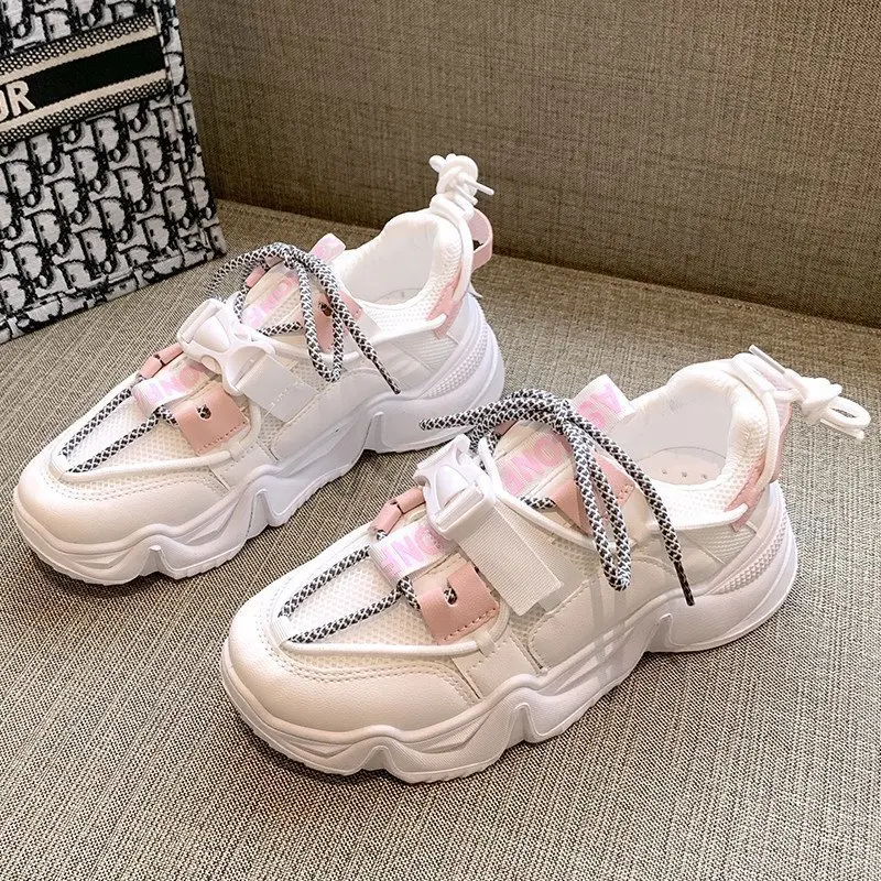 

Fashion Casual Women Sneaker All-match Outdoor Woman Sneaker 2021Spring/Autumn New Platform Sneakers Women Chunky Shoes