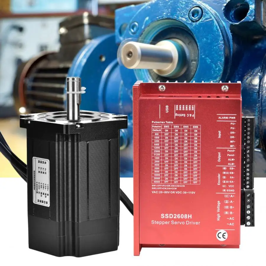 YK286EC118A1 8 Н. М наборы шаговых двигателей с замкнутым циклом 86 мм Nema34 шаговый