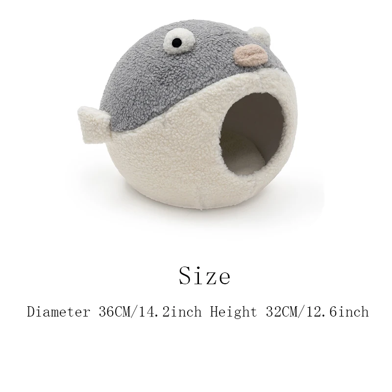 Лежанка для кошек удобная в форме рыбы щенков | Дом и сад