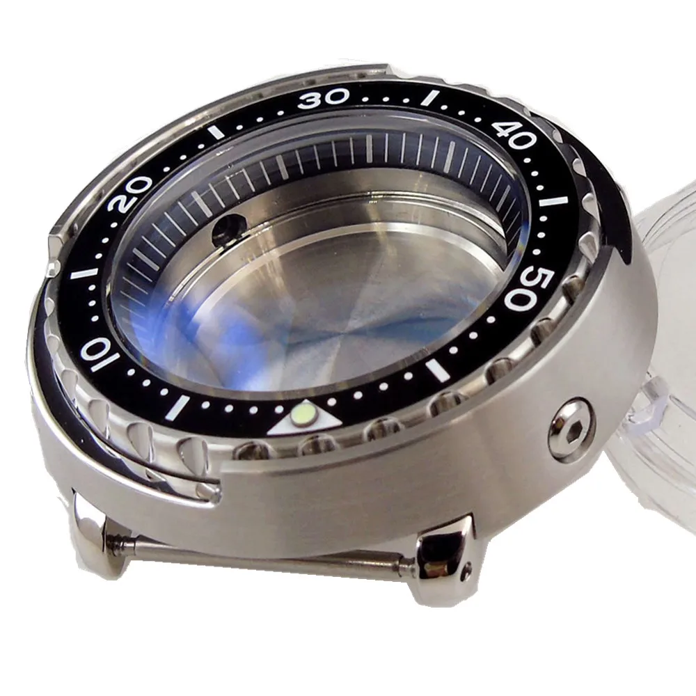 

Sapphire Luminous Dot 47mm Waterproof 200m Metal Watch Case For NH35A/SBBN031/SKX007 Automatic Movement Accessories