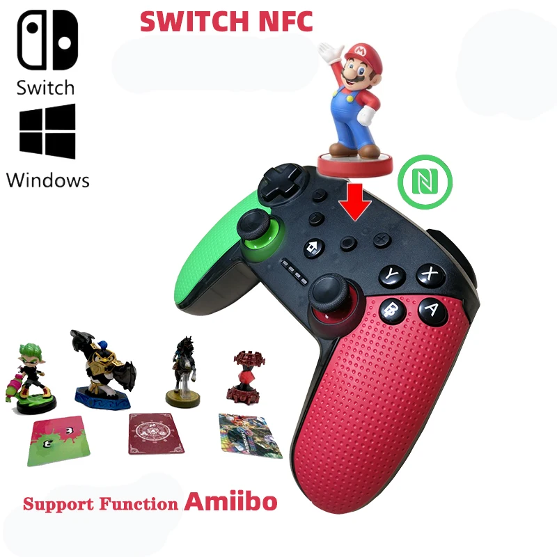 WUIYBN беспроводной геймпад переключатель Pro контроллер bluetooth-джойстик с NFC для nintendo переключатель игровой машины и ПК паровой