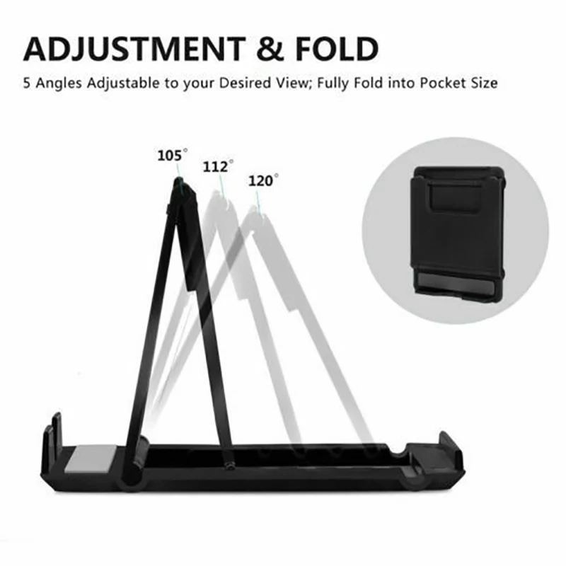 

UGI Adjustable Foldable Phone Stand Holder Desk Cradle Universal Mobile Phone For iPhone Samsung Xiaomi Oneplus Switch Tablet