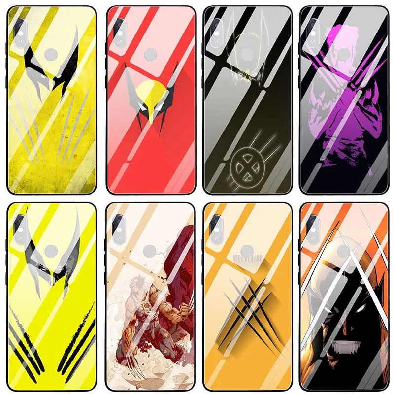 Чехлы для телефонов из закаленного стекла с рисунком Росомаха комиксов оболочка