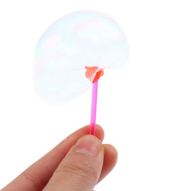 

Magic Bubble Glue Toy Blowing Colorful Bubble Ball Plastic Balloon Won't Burst Safe For Kids Boys Girls Gifts
