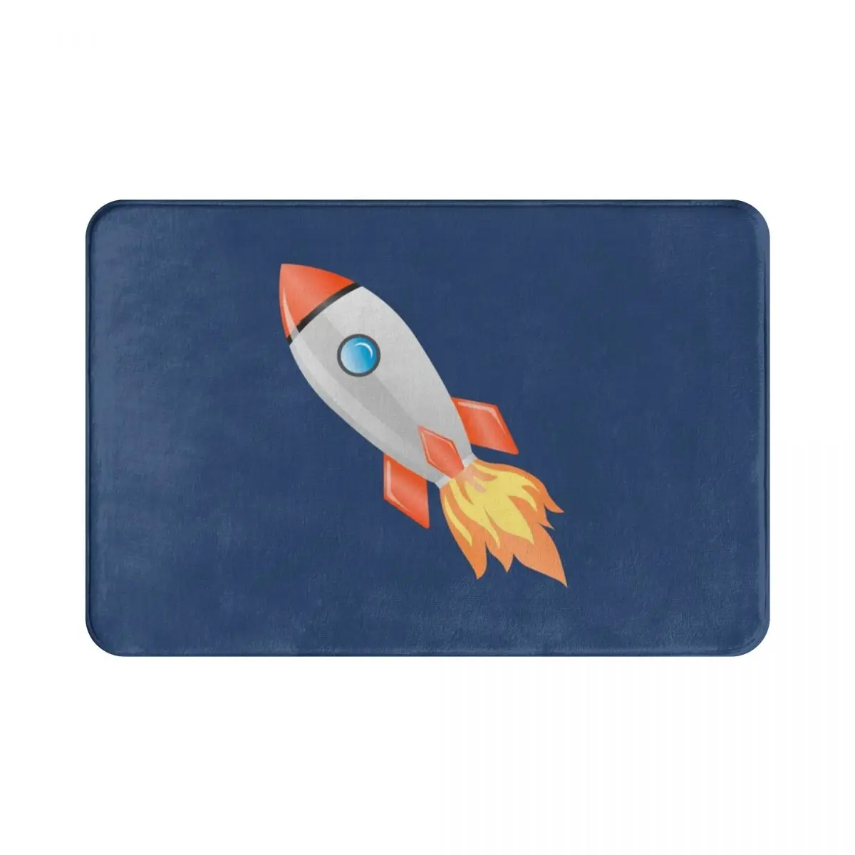 

Rocket Polyester Doormat Rug carpet Mat Footpad Anti-slip Sand Scraping Front Room Corridor Kitchen Bedroom balcony toilet