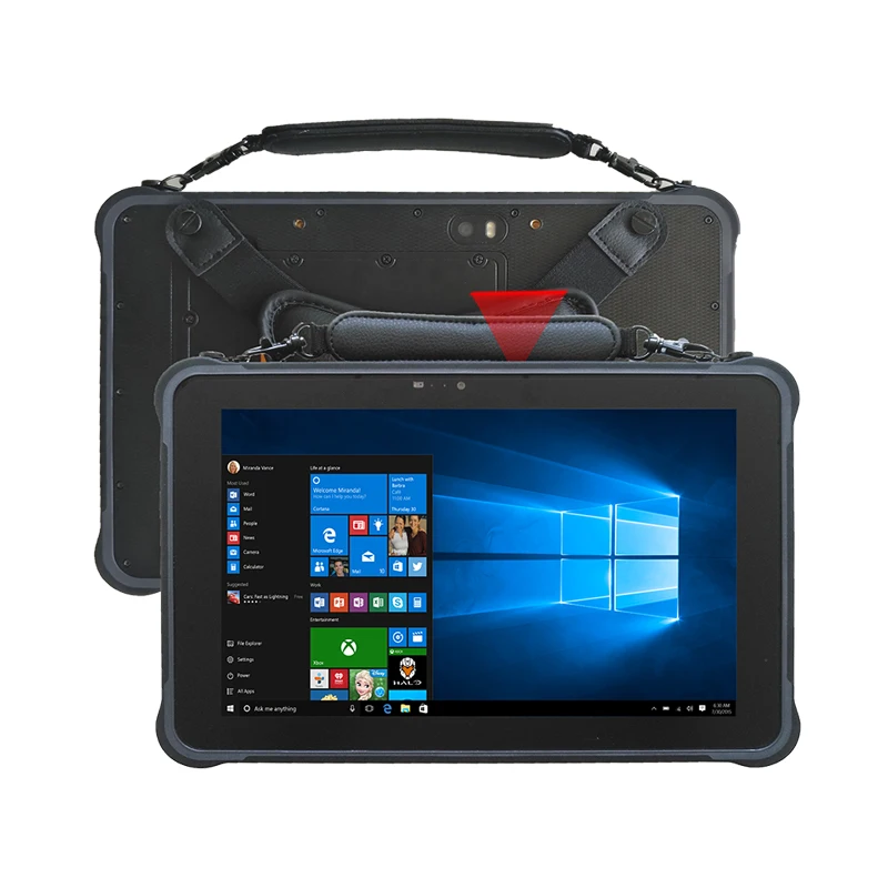 Прочный планшет 10 1 дюймов windows промышленный планшетный ПК с 2D сканером штрих
