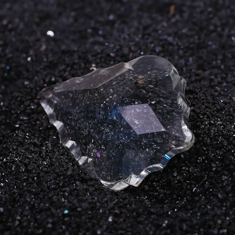 Стеклянный клен кристалл в форме листика кулон 63 0 мм Светоотражающая Призма