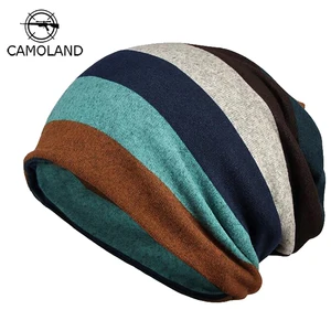 Модная осенне-зимняя Шапка-бини для мужчин и женщин, свободная хлопковая Спортивная велосипедная шапка с подкладкой для шлема, дышащая теплая термошапка для химиотерапии
