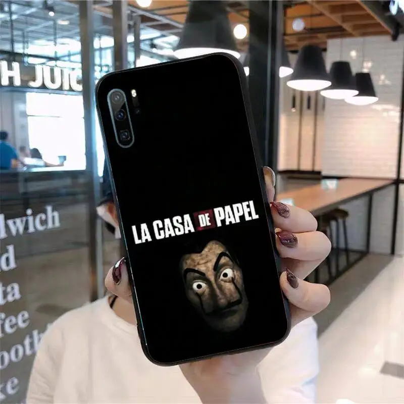 

Spain TV Money Heist House Paper Phone Case For Huawei P20 P30 P40 lite Pro P Smart 2019