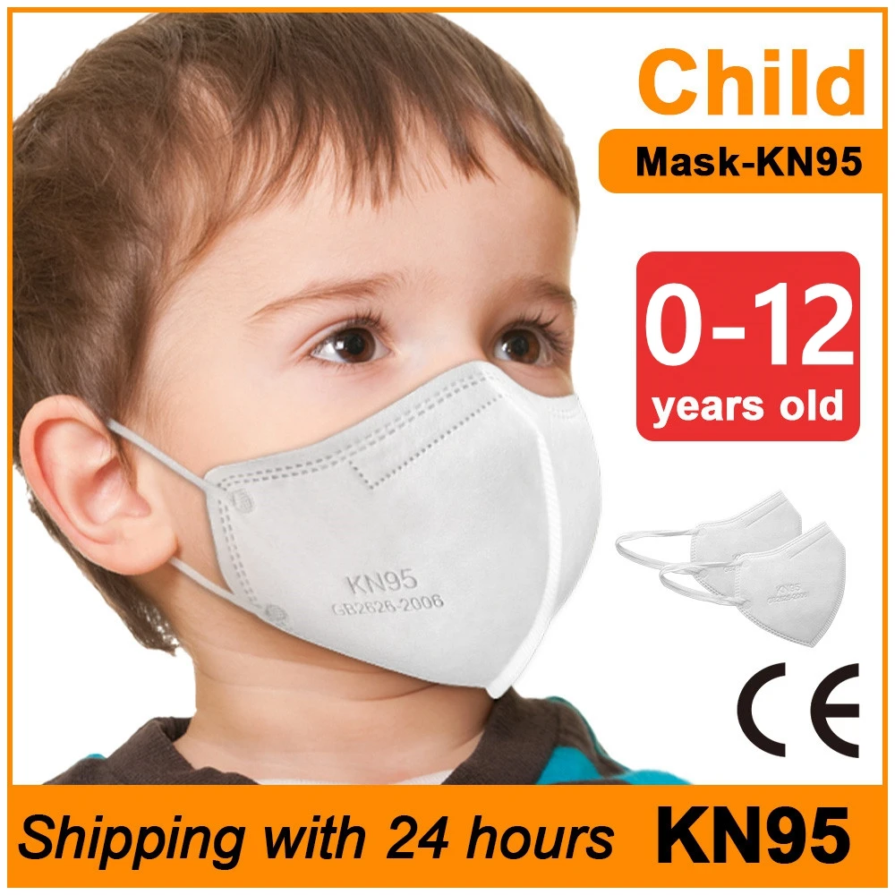 Шапочки для рта Детские FFP2 маски детская Защитная маска kn95 mascarillas Infantil Certificadas