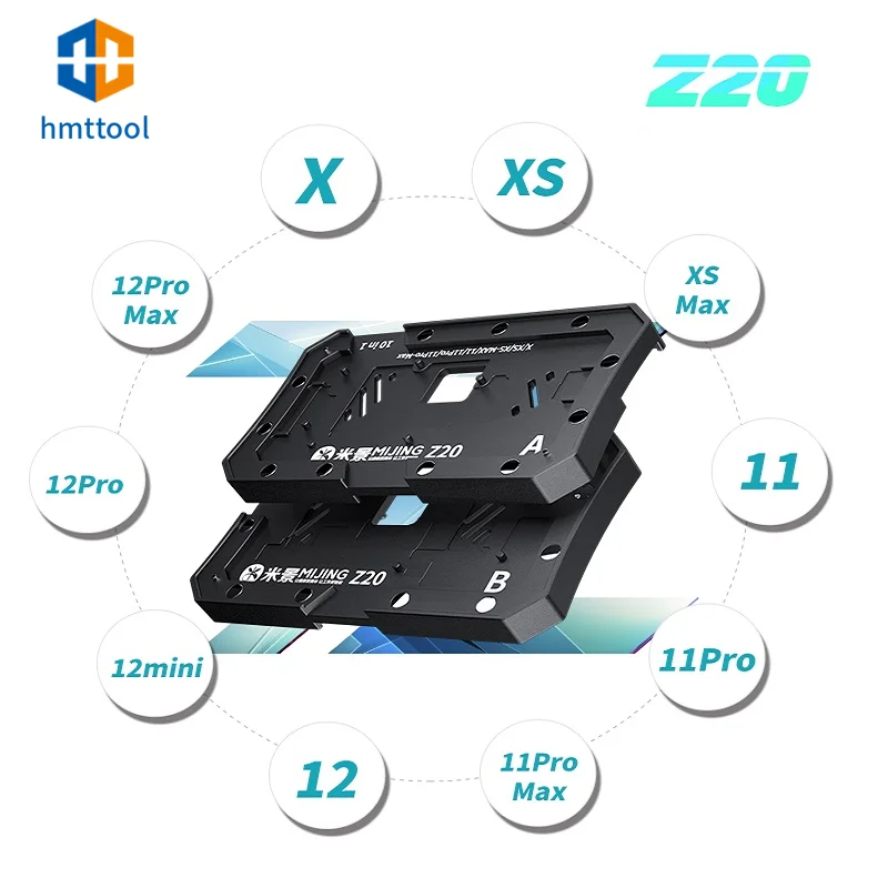 

Трафарет Mijing Z20 BGA для IPhone11 11Pro 11Pro Max X XS XSMAX, держатель материнской платы, инструменты для пайки и ремонта