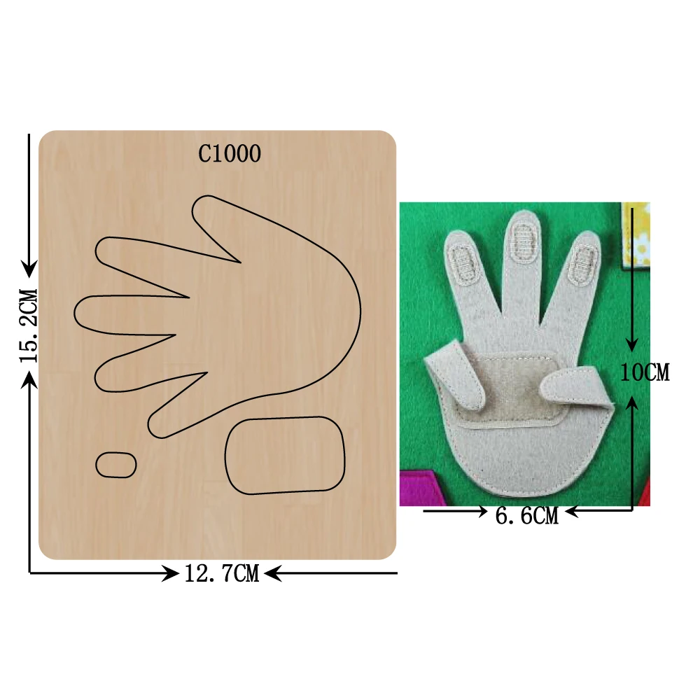 Новые деревянные штампы для скрапбукинга C-1000 разных размеров | Дом и сад