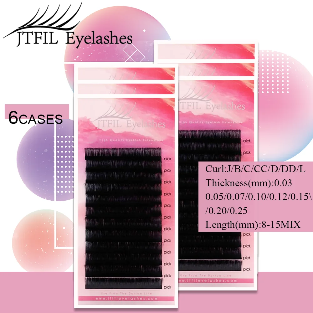 100% ручная работа русские объемные ресницы для наращивания красоты натуральные