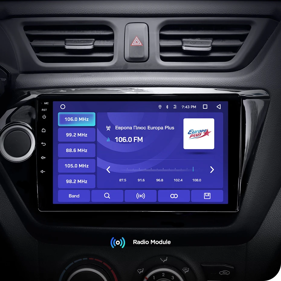 Автомагнитола 2 Din на Android 9 1 мультимедийный стерео-радиоприемник с Gps ДЛЯ Kia RIO K2 K3 K4