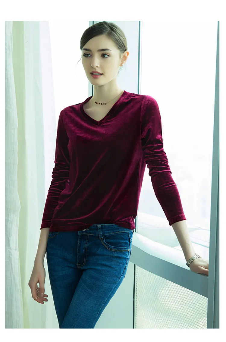 Женская осенняя и зимняя офисная велюровая блузка blusas Элегантная Повседневная Блузка Топы Плюс Размер бархатные рубашки 5XL 6XL 7XL