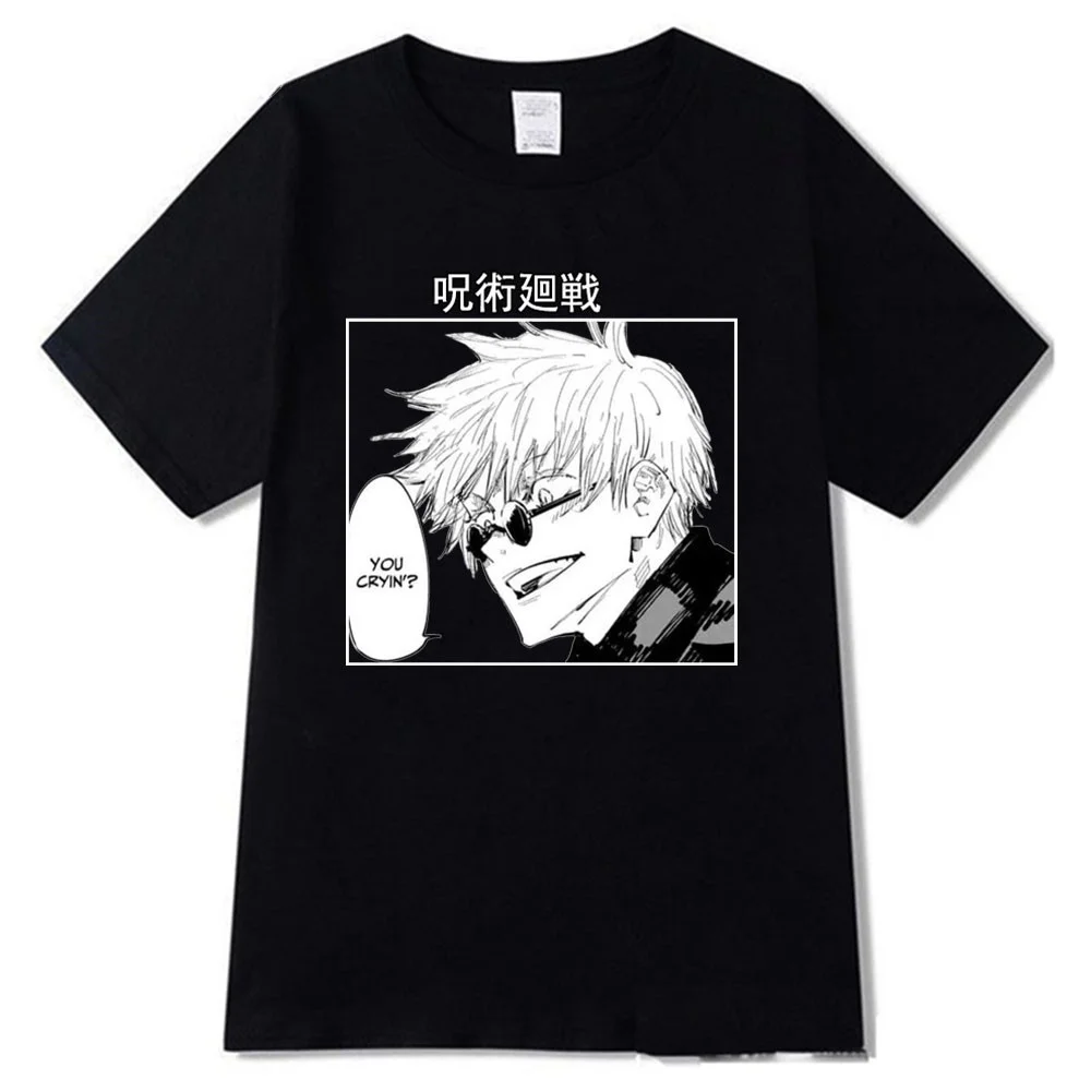 Goth clothes Gojo Graphic tshirt Anime Jujutsu Kaisen Funny Summer T-shirt for women Japanese t shirts cartoon woman tshirts