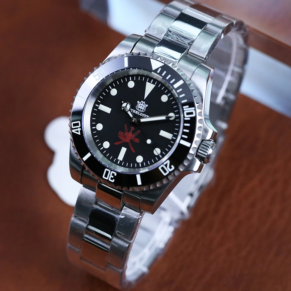 Стальные часы для дайвинга 1954 Marine Master Diver автоматические 20 бар водостойкие