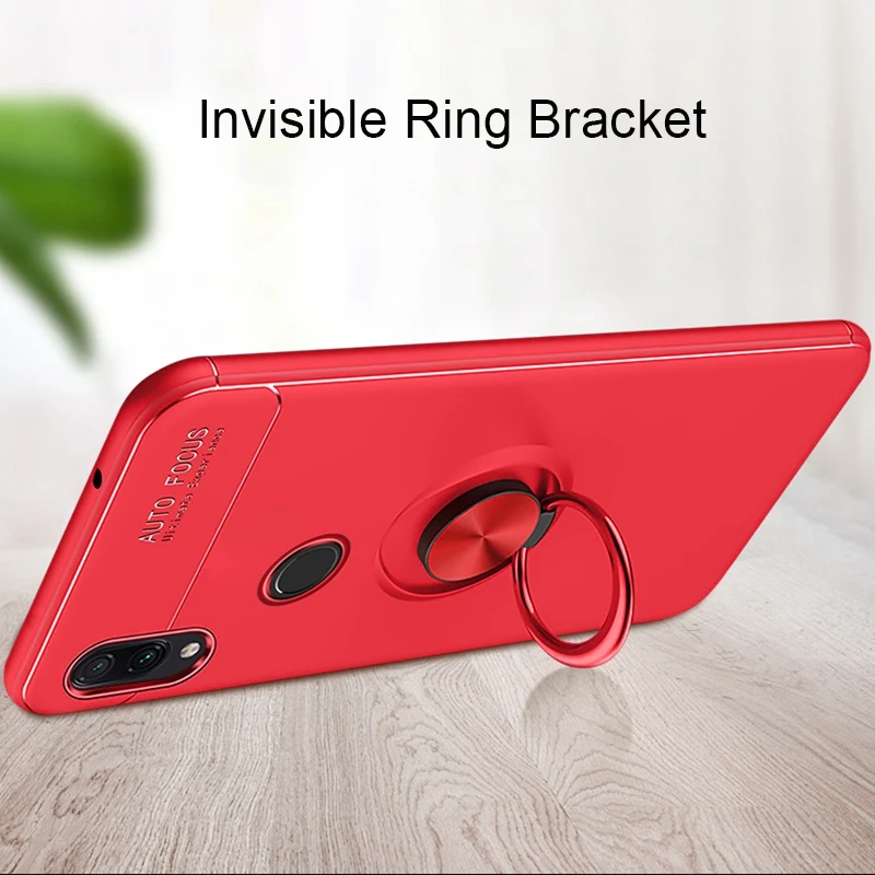 Чехол для телефона с кольцом на палец Xiaomi Redmi 7 7A 5 Plus S2 K20 6A Note 4 4X 6 Pro чехол