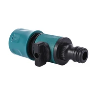 1 pcs abs plastic valve garden watering quick connector prolong hose irrigation pipe adapter switch