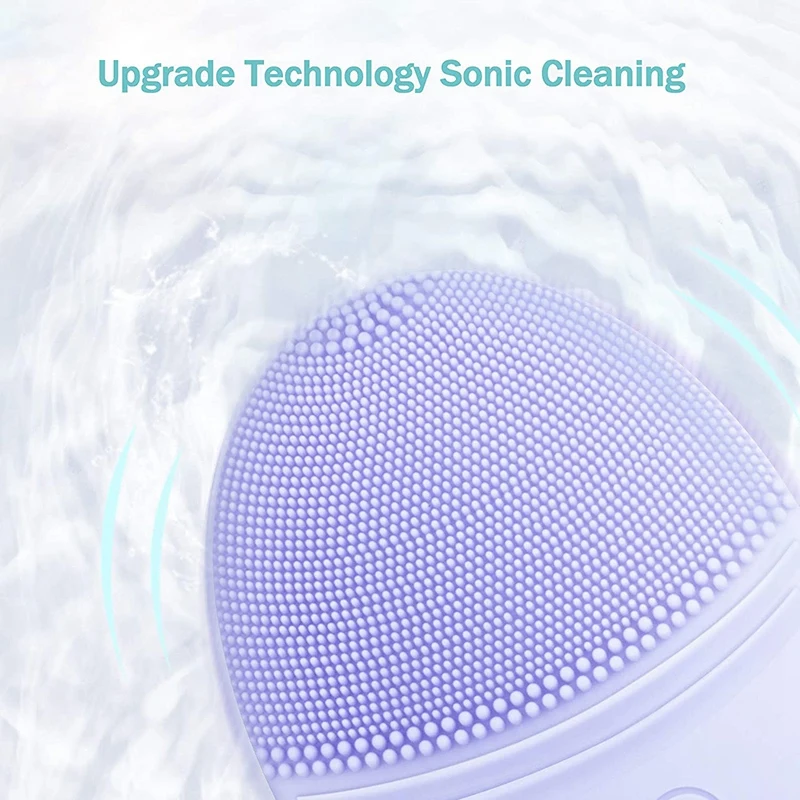 

Facial Cleansing Brush Made with Ultra Hygienic Soft Silicone, Gentle Exfoliating and Massaging