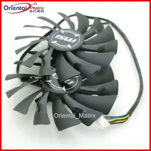 Бесплатная доставка, 2 шт.лот, PLD10010S12HH DC12V 0.40A 95 мм 4Pin для видеокарты MSI GTX1060 GTX1070