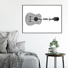 Минималистичный плакат My Little Girl из текста, рисование на холсте, Современная музыкальная настенная печать, подарок для дочери, декор для домашней комнаты