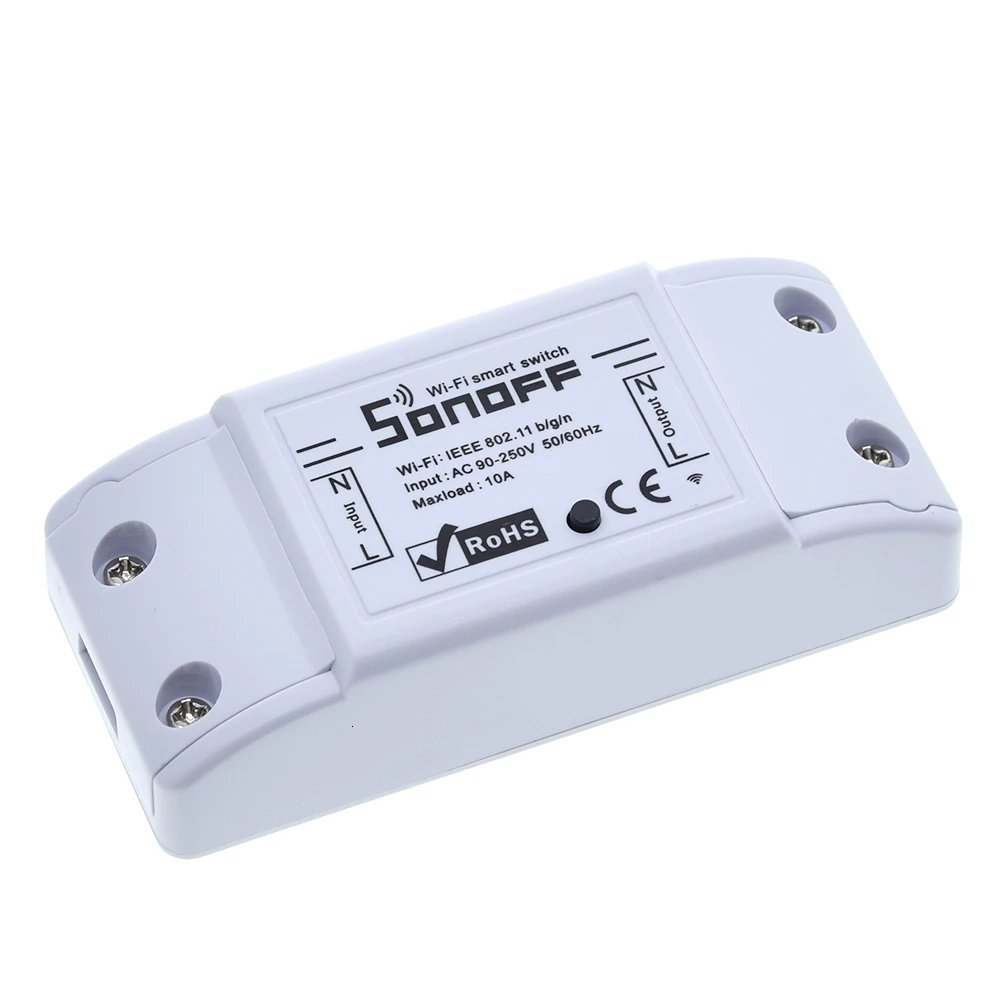 Itead Sonoff Smart переключатель Wi-Fi DIY умный Беспроводной дистанционный переключатель Domotica Wifi светильник переключатель умный дом контроллер работать с Alexa