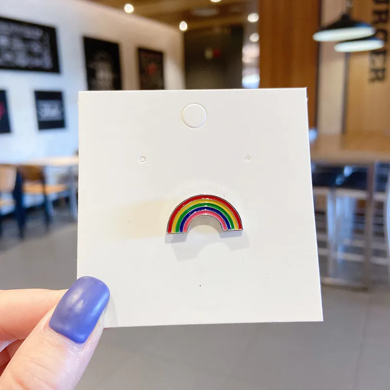 Брошь на лацкан из радужного сплава Мультяшные булавки фрукты еда Микс значки