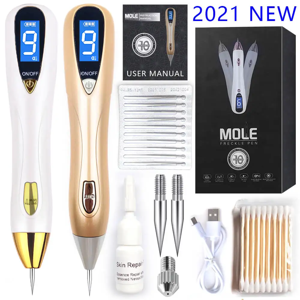 

Mole Removal Pen Wart Plasma Remover Tool Laser Beauty Skin Care Corn Freckle Tag Nevus Dark Age Sweep Spot Tattoo Electric Sets