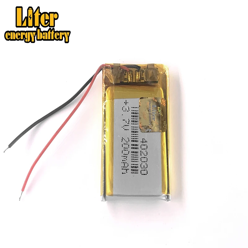 3 7 В литий полимерный аккумулятор 042030 402030 200 мАч MP3 MP4 MP5|polymer battery|polymer battery 3.7v3.7v polymer |