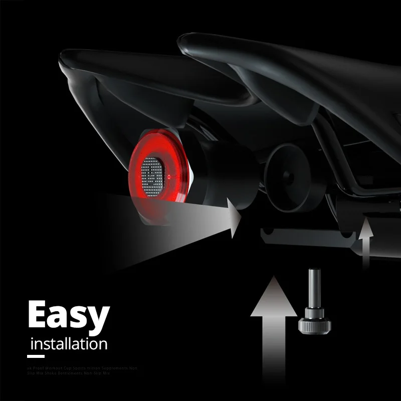 MEROCA интеллигентая (ый) флэш светильник для велосипеда авто старт/стоп сигнал