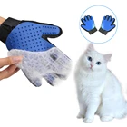 Перчатка-щетка для вычесывания шерсти кошек и собак, массажные перчатки, перчатки 