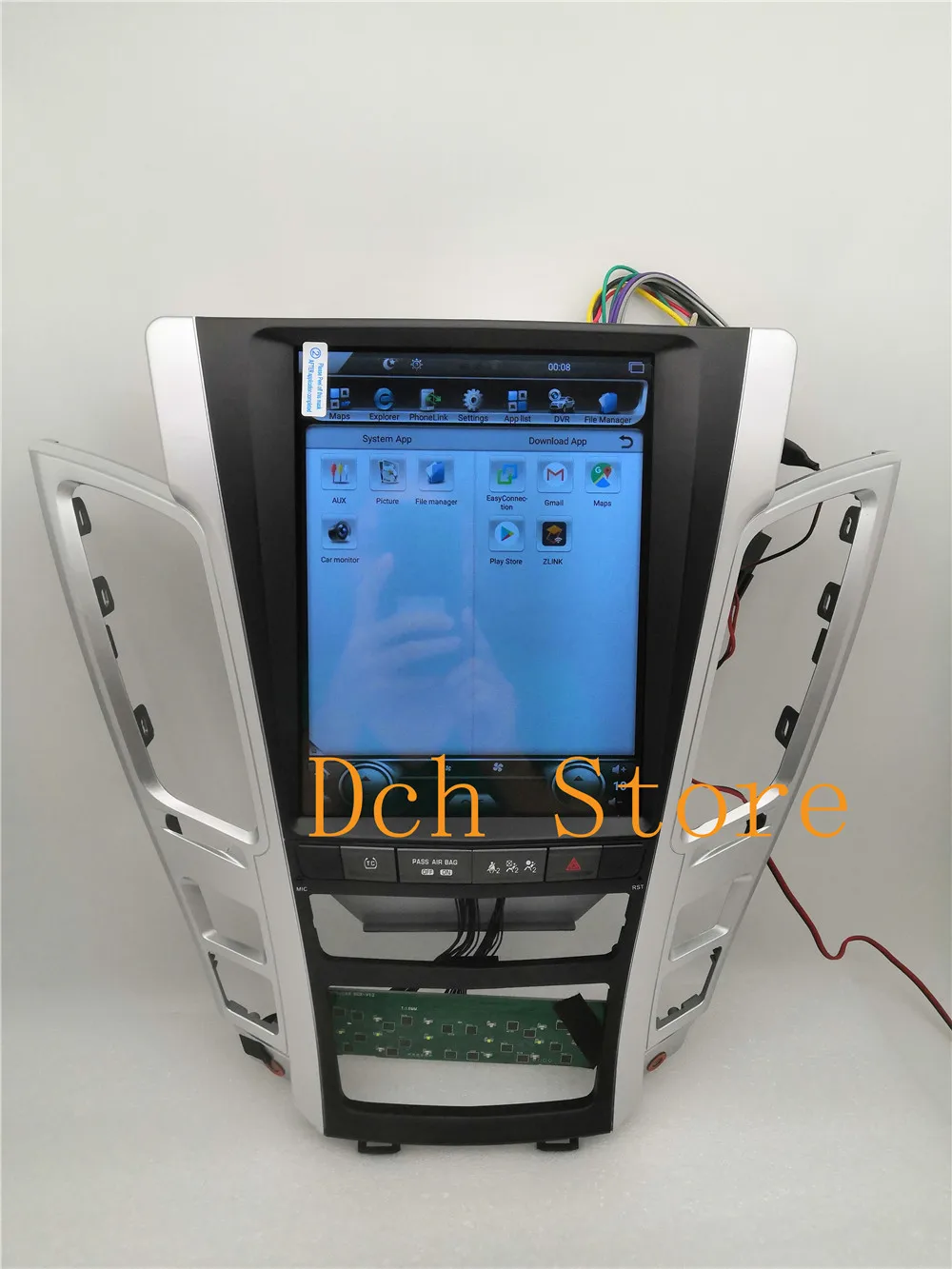 10.4'' Vertical Screen Tesla Style Android 8.1 Car DVD player GPS for Cadillac Old CTS 2007 2008 2009 2010 2011 2012 RADIO PX6