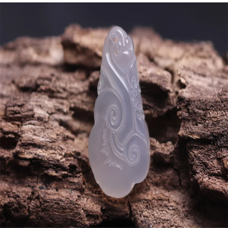 Горячая Распродажа натуральный цветной халцедон ручной вырезания Ruyi в четырех