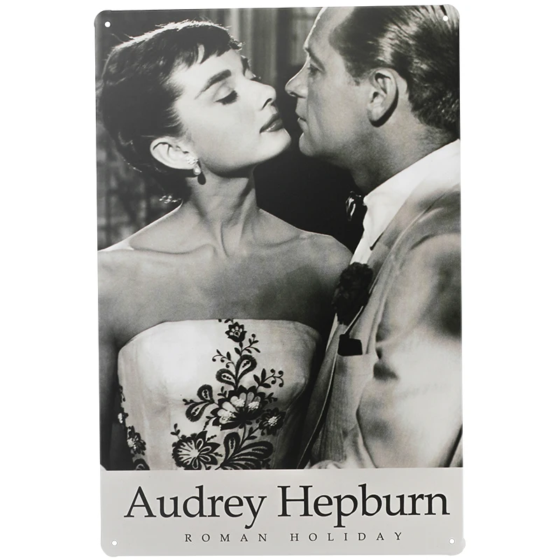 

Beauty Movies Heros Retro Poster Metal Tinplate Plaque Wall Sticker Decor for Bar Pub Bedroom Vintage Tin Signs Poster 20x30cm