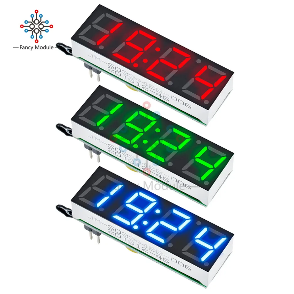 Светодиодные цифровые часы R8025 3 в 1 5 30 в|voltmeter dc|thermometer voltmetervoltmeter thermometer |