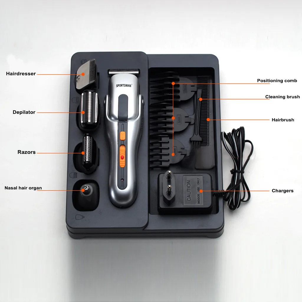 

Hair Clippers Cordless Haircut Machine Barber Shavers Rechargeable Hair Cut Tool For Men Beard Haircut