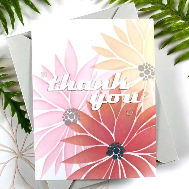 Металлические Вырубные штампы JC Thank You Hello для скрапбукинга букв вырезанный