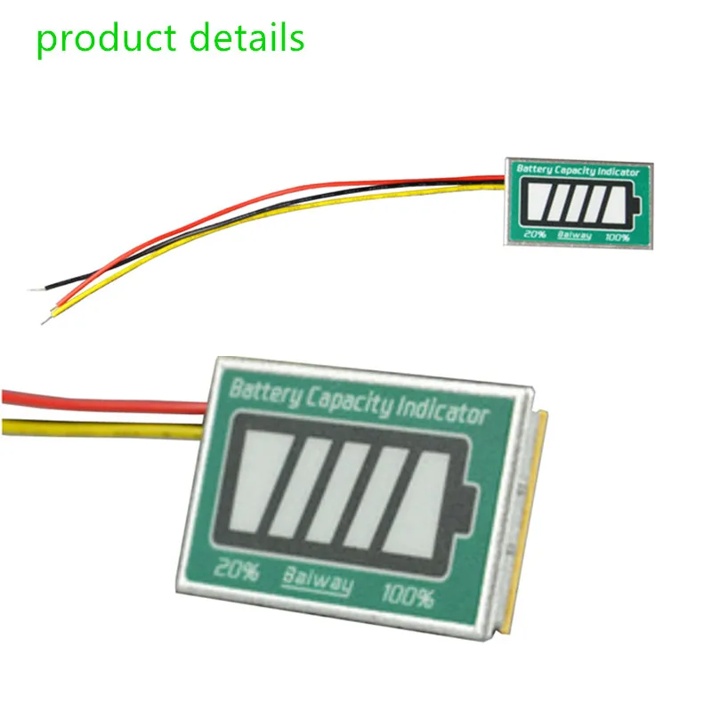 Светодиодный индикатор заряда батареи свинцово-кислотный тестер емкости