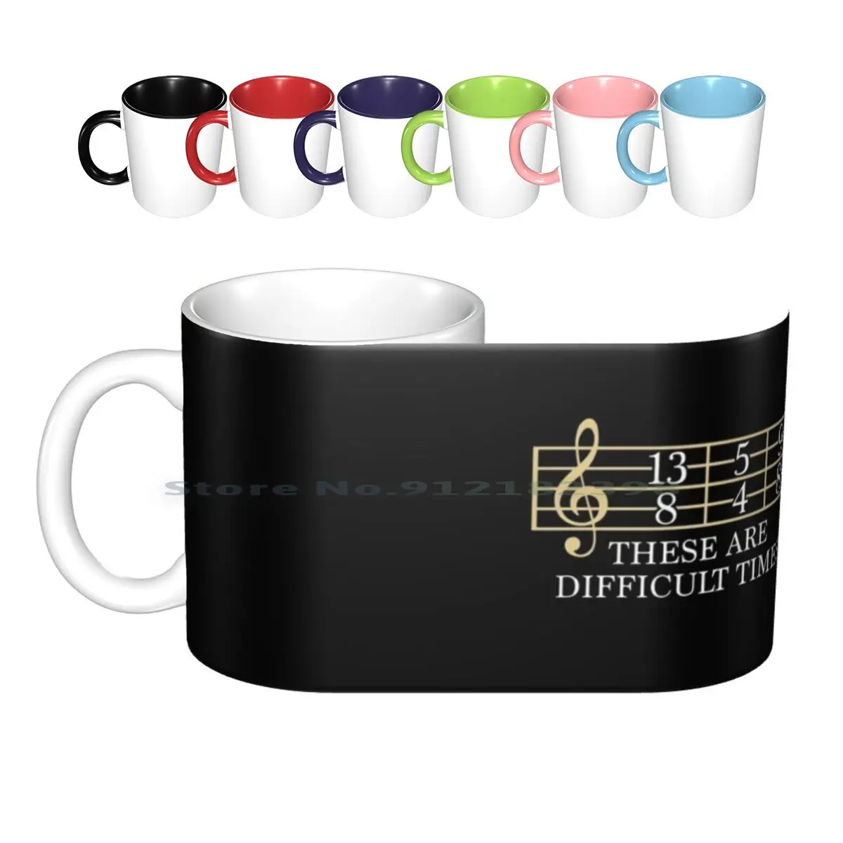 

These Are Difficult Times Ceramic Mugs Coffee Cups Milk Tea Mug Musician Music Funny Difficult Times Band Classical Composer