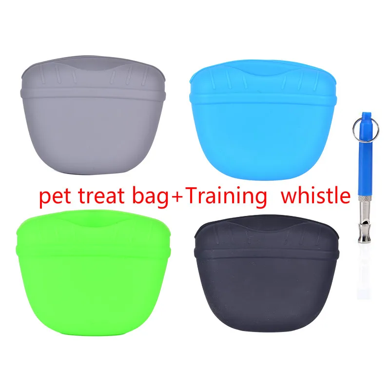 

Pet Dog Training Bag Treat Snack Bait Dogs Obedience Agility Outdoor Feed Storage Pouch Food Reward Waist Bags With Whistle