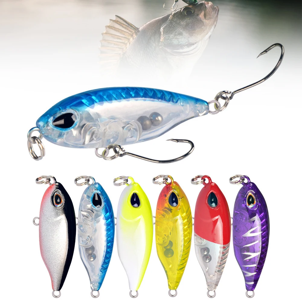 

Рыболовные приманки с 3D глазами, 4,5 см, 3g, в форме рыбы, с 2 крючками