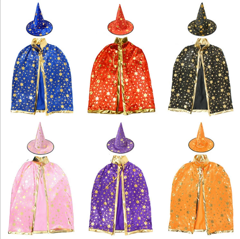 Метла Волшебная ведьма Летающая накидка Детский костюм на Хэллоуин Детская