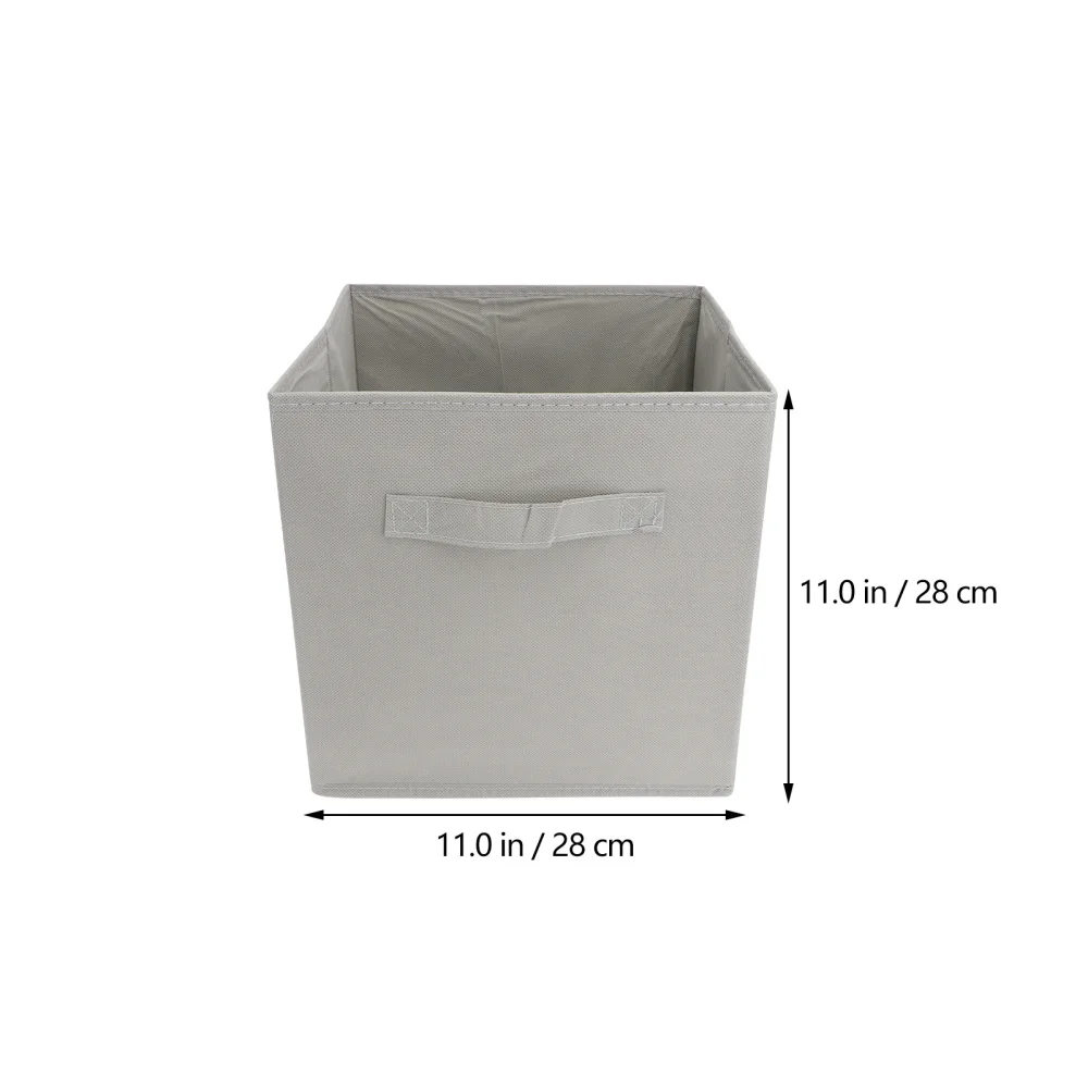 

2pcs Non-woven Cloth Storage Box Home Use Storage Container Sundries Storage Box