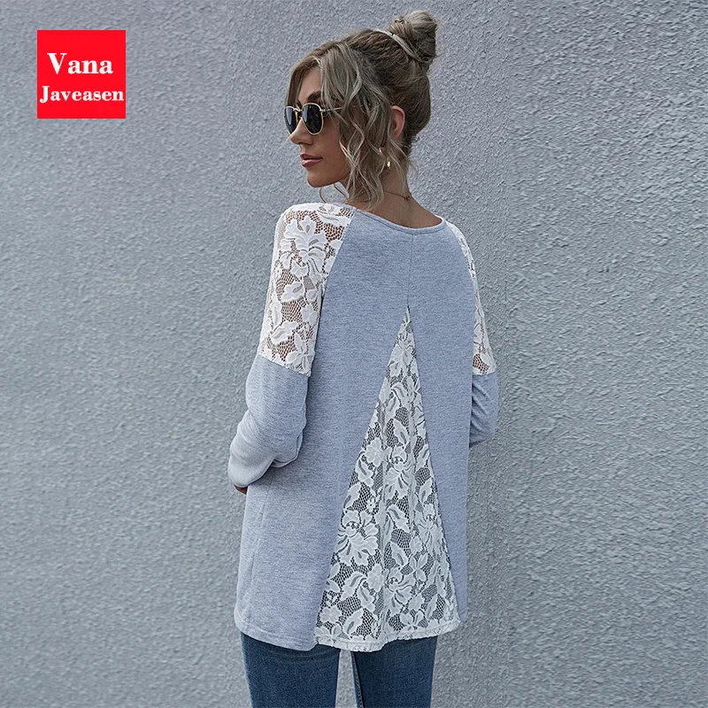 

Fashion Lace Embroidered T-Shirt Women Tops Sexy Lace Hollow Embroidered Loose Top Harajuku Pullovers Tees Woman Clothing