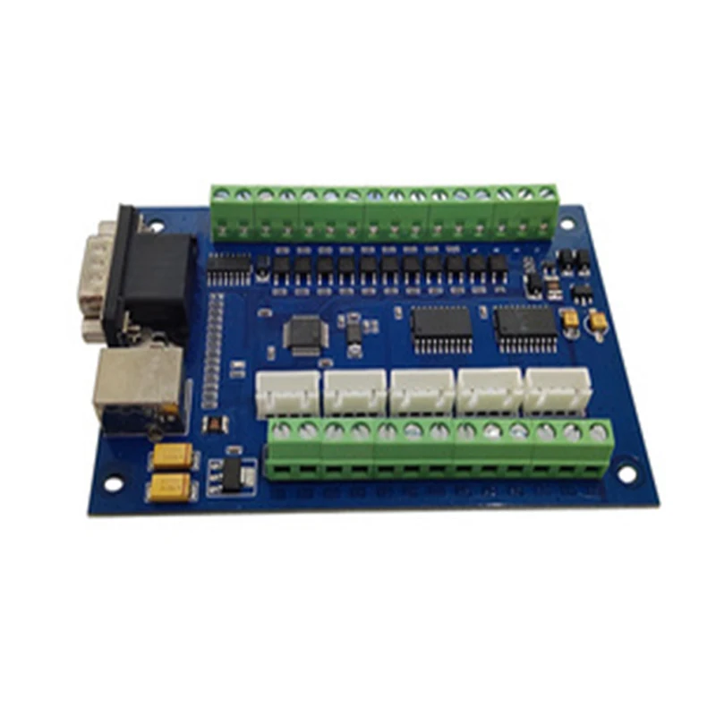 

1pc cnc 4/5 Axis MACH3 Breakout Board With Optical Coupler For NEMA 23 NEMA34 Stepper Motor drive controller Engraving machine