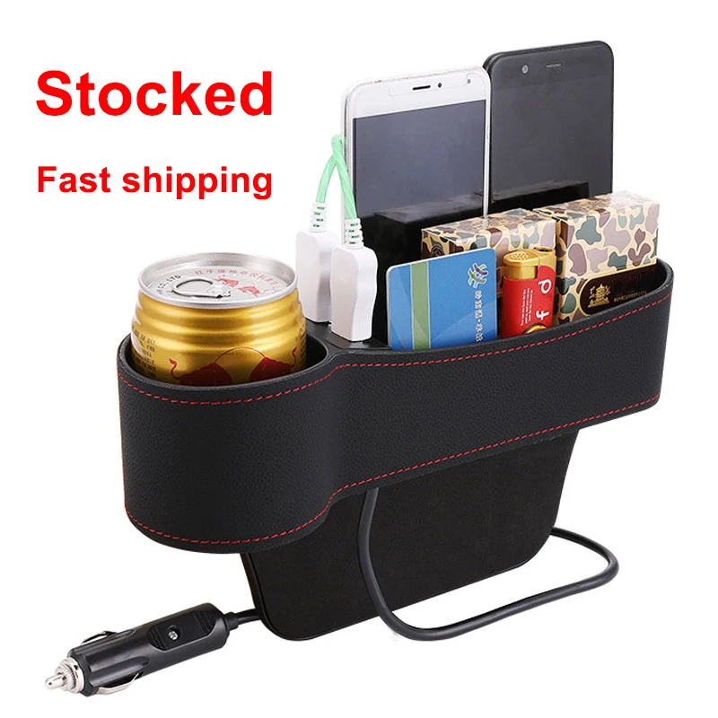 Универсальный автомобильный Органайзер на сиденье коробка для хранения из