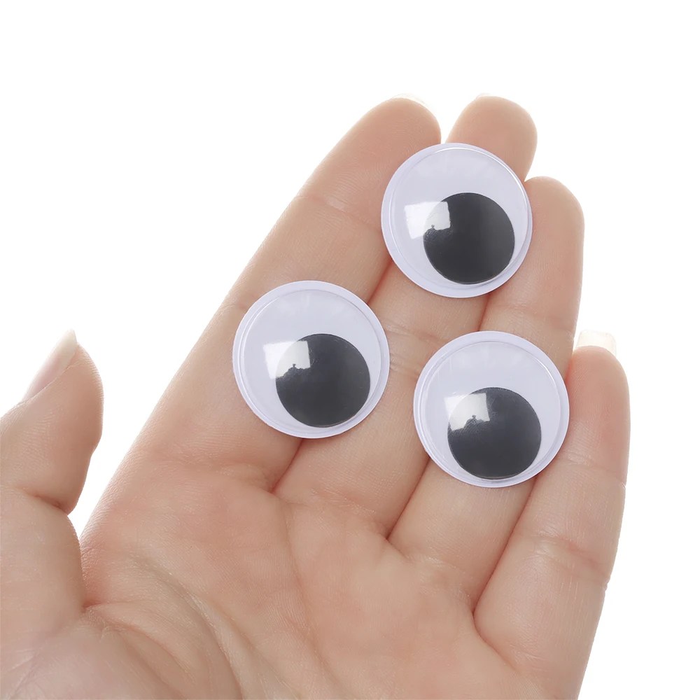 100 шт./пакет 3D куклы с пластиковыми глазами двигающиеся глаза сделай сам