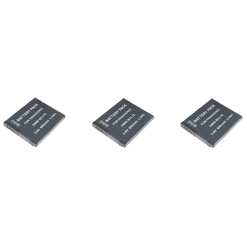 3 DMW-BCL7, DMWBCL7, DMW-BCL7E, BCL7, BCL7E, DMW-BCL7PP, BCL7PP Аккумулятор для Panasonic Lumix DMC-F5, DMC-FH10, DMC-FS50, DMC-SZ10 - Цвет: 3